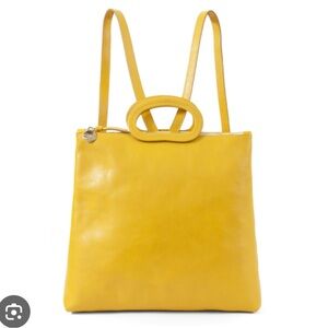 RARE Clare V. Yellow Leather Backpack. - GUC